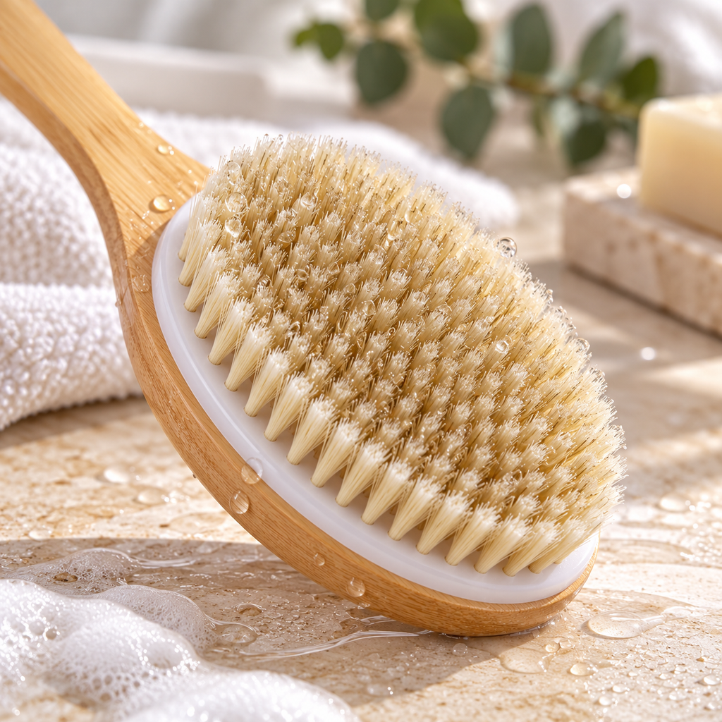 BathLoom ReachEase Double-Sided Shower Brush